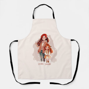 Personalised Elegant Mother and Daughter Apron