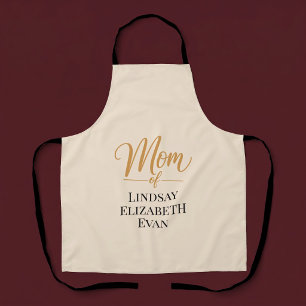 Personalised Elegant Mum Apron