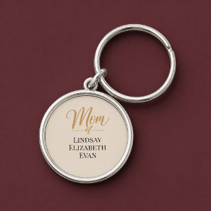 Personalised Elegant Mum Key Ring