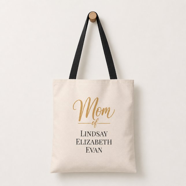 Personalised Elegant Mum Tote Bag (Creator Uploaded)