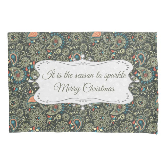 Personalised Elegant  Pattern Pillowcase (Front)