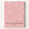 Personalised Elegant Pink Glitter Sketchbook