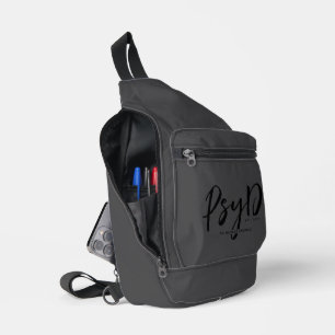 Personalised Elegant PsyD Doctor of Psychology Sling Bag
