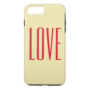 Personalised Elegant Red Love iPhone 8 Plus/7 Plus Case