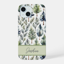 Personalised Elegant Sage Green Fir Tree