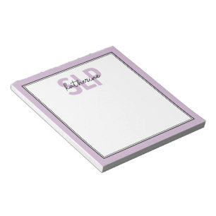 Personalised Elegant SLP Speech Pathologist  Notepad
