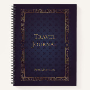 Personalised Elegant Travel Journal