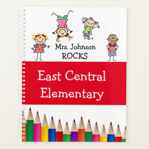 Personalised Elementary School Teacher Planner