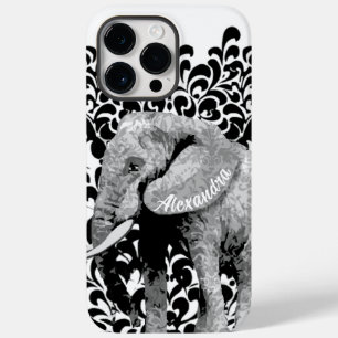 Personalised Elephant Damask iPhone 6 case