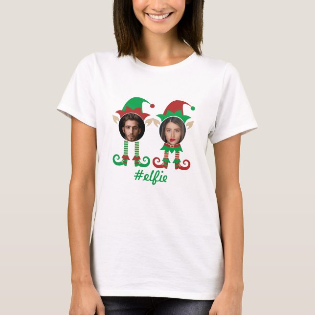 Personalised Elf Christmas T-Shirt (Front)