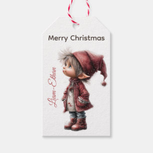 Personalised Elf Gift Tags   North Pole Christmas 