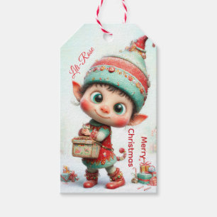 Personalised Elf Gift Tags North Pole Christmas