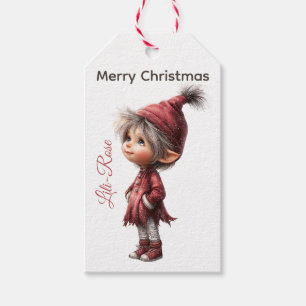 Personalised Elf Gift Tags   North Pole Christmas 