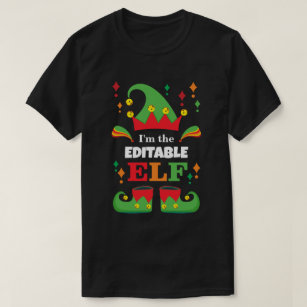 Personalised Elf Shirt: Custom Christmas Gift! T-Shirt