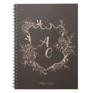 Personalised Emblem Crest Notebook