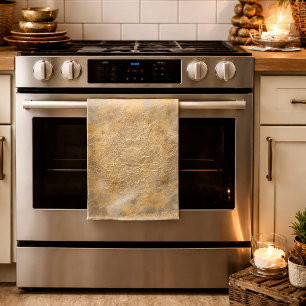 Personalised Embossed Mandala   Elegant Boho Gift Tea Towel