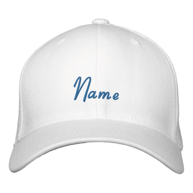 Personalised Embroidered Baseball Cap (Front)