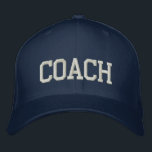 Personalised & Embroidered Coach Cap | Hat<br><div class="desc">The perfect gift for your coach! The back of this cap can be personalised with your coach's name,  just click on the customise it link to make changes. Need help? Just message me and I'd be happy to take care of the customising for you.</div>