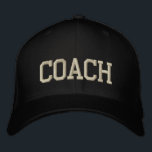 Personalised & Embroidered Coach Cap | Hat<br><div class="desc">The perfect gift for your coach! The back of this cap can be personalised with your coach's name,  just click on the customise it link to make changes. Need help? Just message me and I'd be happy to take care of the customising for you.</div>