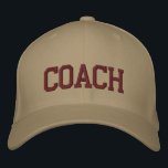 Personalised & Embroidered Coach Cap | Hat<br><div class="desc">The perfect gift for your coach! The back of this cap can be personalised with your coach's name,  just click on the customise it link to make changes. Need help? Just message me and I'd be happy to take care of the customising for you.</div>