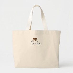 Personalised Embroidered Corduroy Tote Bag Custo