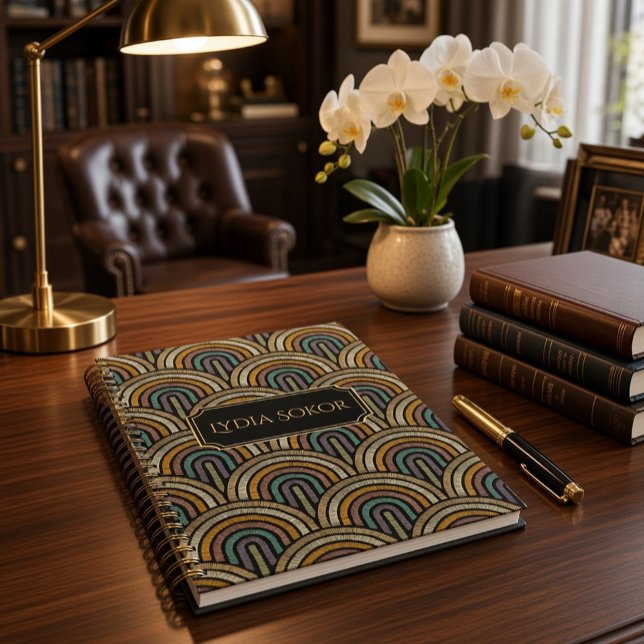Personalised Embroidered-Style Notebook (Creator Uploaded)