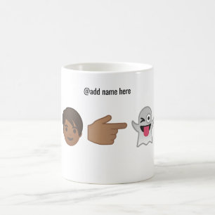 Personalised Emoji Mug   You're My Boo