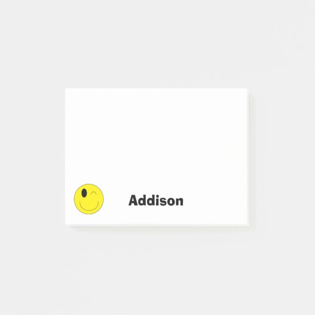 Personalised Emoji Post-it Notes (Front)