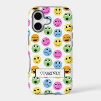 Personalised Emojis Faces Colourful Patterned