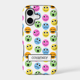 Personalised Emojis Faces Colourful Patterned