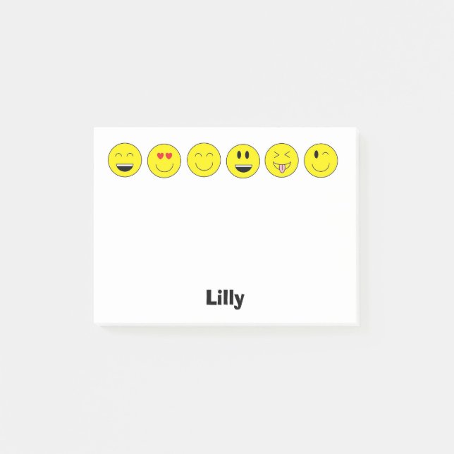 Personalised Emojis Notes (Front)