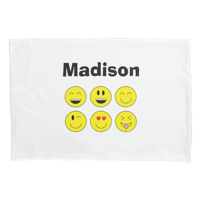 Personalised Emojis Pillowcase (Front)