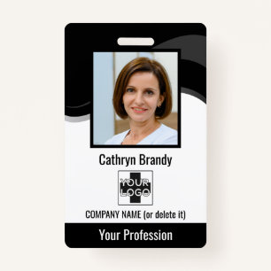 Personalised Employee, Photo, Bar Code & Logo ID Badge