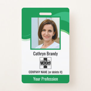 Personalised Employee, Photo, Bar Code & Logo ID Badge
