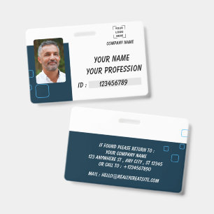Personalised Employee Photo ID Badge