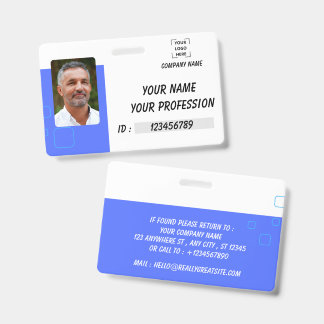 Personalised Employee Photo ID Badge