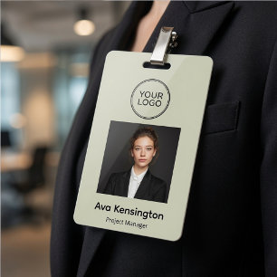 Personalised Employee Photo ID Badge with Custom