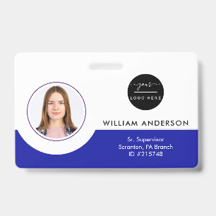 Personalised Employee Photo ID Company Security Ba Badge
