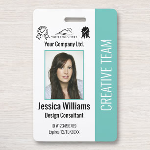Personalised Employee Photo ID Company Security ID Badge
