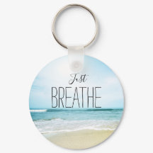 Personalised Encouragement Just Breathe Beach