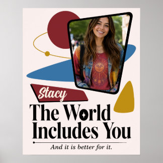 Personalised Encouragement Photo Poster