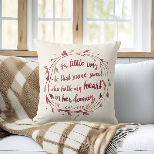 Personalised Engagement Keepsake Pillow