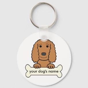 Personalised English Cocker Spaniel Key Ring