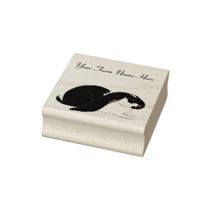 Personalised English Lop Bunny Rabbit Rubber Stamp