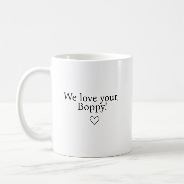 Personalised Engraved Ceramic Mug with Name Date,  (Left)
