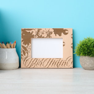 Personalised Engraved Picture, Frame SILVER  photo