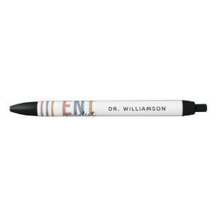 Personalised ENT Doctor ENT Specialist Black Ink Pen