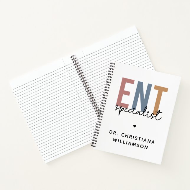 Personalised ENT Doctor ENT Specialist Notebook (Inside)
