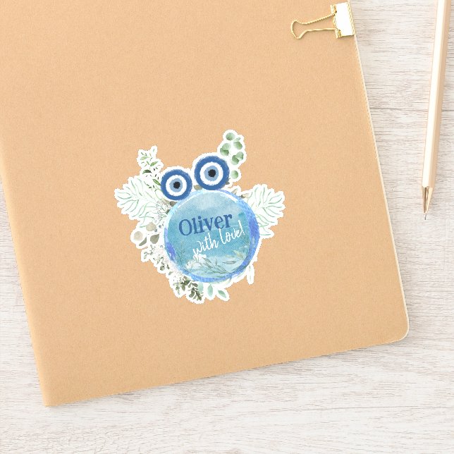 Personalised Envelop Seal Sticker (Notebook)