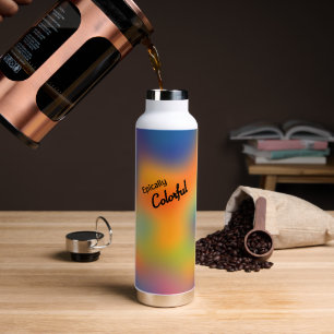 Personalised Epically Colourful Water Bottle